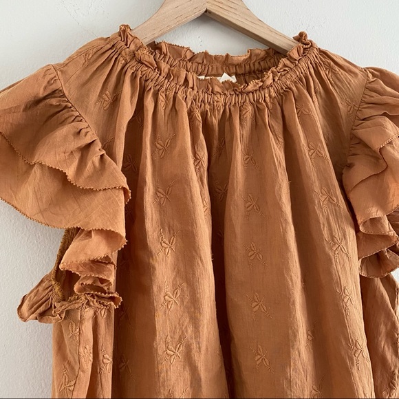 Universal Thread Flutter Sleeve Top Size XL - Picture 3 of 5